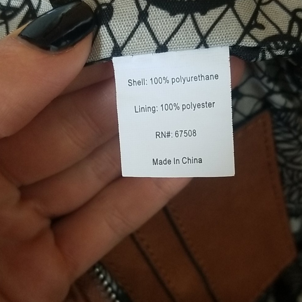 Carlos Santana veagan Leather clutch - Picture 9 of 11